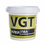 Клей VGT ПВА универсальный, для бумаги, картона, дерева, светло-бежевый, 1 кг
