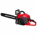 Бензопила Profipower ПБ-52В F0012, длина шины 40 см, 16", звеньев 64, 3800 Вт