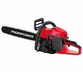 Бензопила Profipower ПБ-52В F0012, длина шины 40 см, 16", звеньев 64, 3800 Вт