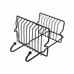 Держатель для губки и мыла Mallony Magic MR-06 навесной, металл, 105х135х210 мм