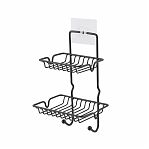 Держатель для губки и мыла Mallony Magic MR-06 навесной, металл, 105х135х210 мм