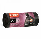Мешки для мусора Paclan Standart  30 л, 7.3 мкм, 50х60 см, рулон 20 шт