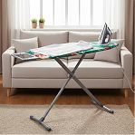 Доска гладильная Nika 10+ Тропические листья, 211290, подставка под утюг, металл, 400х1220 мм