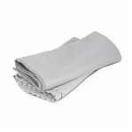 Набор салфеток ClimArt для стекол и зеркал, микрофибра, серый, 40х40 см, в упаковке 2 штуки