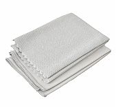 Набор салфеток ClimArt для стекол и зеркал, микрофибра, серый, 40х40 см, в упаковке 2 штуки