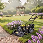 Газонокосилка бензиновая Champion LM4622, травосборник 60 л,  2200 Вт