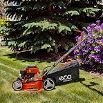 Газонокосилка бензиновая ECO LG-434 самоходная, травосборник 45 л, 2570 Вт