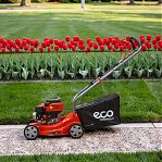 Газонокосилка бензиновая ECO LG-435 травосборник 40 л, 2570 Вт