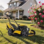 Газонокосилка бензиновая DENZEL GLD-520SP-VE 58806 самоходная, травосборник 60 л, 4780 Вт