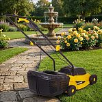 Газонокосилка электрическая HUTER ELM-1100, травосборник 35 л, 1100 Вт