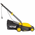 Газонокосилка электрическая HUTER ELM-1800Р 70/4/7,  травосборник 45 л, 1800 Вт