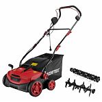 Аэратор-скарификатор электрический WORTEX AE 3616-1 S, травосборник 45 л, 1500 Вт