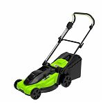 Газонокосилка электрическая Greenworks LM2000 травосборник 50 л, 2000 Вт