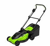 Газонокосилка электрическая Greenworks LM2000 травосборник 50 л, 2000 Вт