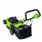 Газонокосилка электрическая Greenworks LM2000 травосборник 50 л, 2000 Вт