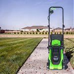 Газонокосилка электрическая Greenworks GD1200LM32, травосборник 30 л, 1200 Вт