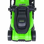 Газонокосилка электрическая Greenworks GD1200LM32, травосборник 30 л, 1200 Вт