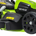 Газонокосилка аккумуляторная Greenworks GD40LM46HP  2514407UB 40В травосборник 50 л, АКБ 4 A•ч, зарядное устройство