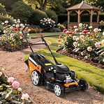 Газонокосилка бензиновая Yard Fox Honda 51SH V самоходная, травосборник 65 л, 3600 Вт