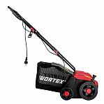 Аэратор-скарификатор электрический Wortex AE 3212-1 S, травосборник 45 л, 1200 Вт