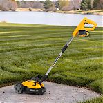 Газонокосилка аккумуляторная Denzel CLM-22 20В, без травосборника, АКБ 2 A•ч, зарядное устройство