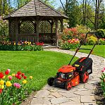 Газонокосилка бензиновая Startul Garden 51 SM самоходная, травосборник 70 л, 4000 Вт