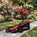 Газонокосилка электрическая Wortex LM 4220 P, травосборник 52 л, 2000 Вт