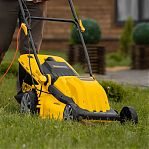Газонокосилка электрическая Denzel GMC-2000 96630 травосборник 45 л, 2000 Вт
