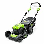 Газонокосилка аккумуляторная Greenworks GD40LM46SPK5, 40В, 1 акк. х 5,0 Ah+з.у