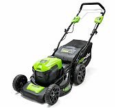Газонокосилка аккумуляторная Greenworks GD40LM46SPK5, 40В, 1 акк. х 5,0 Ah+з.у