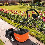 Газонокосилка аккумуляторная YARD FOX EL 3435 B SET, 40В, травосборник 35 л, АКБ 4 A•ч, зарядное устройство