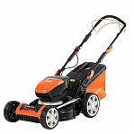 Газонокосилка аккумуляторная YARD FOX EL 4655 B SET, 60В, самоходная, травосборник 55 л, АКБ 4 A•ч, зарядное устройство