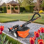 Газонокосилка аккумуляторная YARD FOX EL 4655 B SET, 60В, самоходная, травосборник 55 л, АКБ 4 A•ч, зарядное устройство