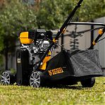 Скарификатор-аэратор бензиновый Denzel SAG-400 57802, травосборник 30 л, 5150 Вт