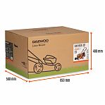 Газонокосилка аккумуляторная Daewoo DLM 5042Li SET, 21 В, травосборник 65 л, 2 АКБ 4 A•ч, зарядное устройство