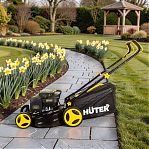 Газонокосилка бензиновая Huter GLM-7.0 SL 70/3/19 самоходная, травосборник 75 л, 5150 Вт