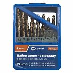 Набор сверл по металлу Cutop Profi 48-602, 1-10 мм, в упаковке 19 штук