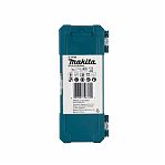 Набор сверл по металлу Makita D-75758, спиральные, цилиндрический хвостовик, пластиковый бокс с подвесом, 6 штук