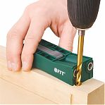 Кондуктор для глухих отверстий FIT 36417, двойной, пластиковый кейс