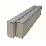 Камень бордюрный Braer 1000/80*200 серый