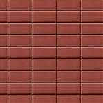Плитка тротуарная Braer Прямоугольник вибропрессованная 60х100х200 мм, красная, от 1 шт