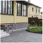 Плитка тротуарная Braer Прямоугольник 60х100х200 мм, двухслойная, серый