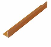 Уголок алюминиевый MasterDeck 30х30х2 мм, гладкий, для торцов настила на террасе, орегон, длина 3 м