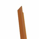 Уголок алюминиевый MasterDeck 30х30х2 мм, гладкий, для торцов настила на террасе, орегон, длина 3 м