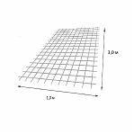 Сетка сварная 3000х1000 мм, ячейка 100х100 мм, d 3.7-4 мм, кладочная
