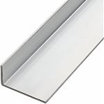 Уголок алюминиевый 40х20х2 мм, гладкий, для монтажа конструкций, длина 3 м