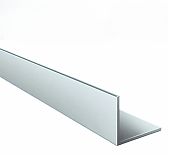 Уголок алюминиевый 30х30х2 мм, гладкий, для монтажа конструкций, длина 3 м