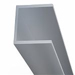 Швеллер алюминиевый 20х15х15х2 мм, П-образный профиль, длина 3 м, высота 15 мм