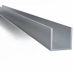Швеллер алюминиевый 40х40х40х2 мм, П-образный профиль, длина 3 м, высота 40 мм