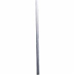 Полоса алюминиевая 40х3 мм, шлифованная, для строительства, длина 3 м